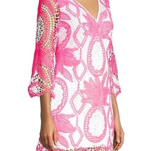 Lilly Pulitzer Lottie Pineapple Crochet Romper